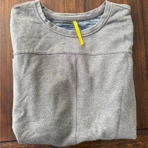 Lole Heather Gray Crew Neck Top